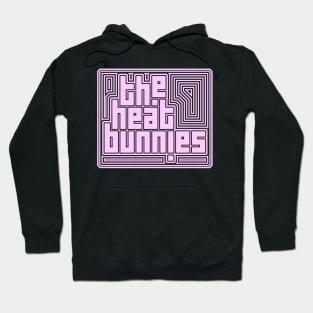 Pink Heatbunnies Box Ripple Logo Hoodie